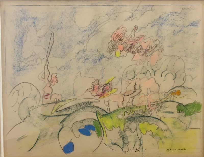 Roberto Matta (Chilean, 1911-2002), Un Mundo Desnundo, 1960
