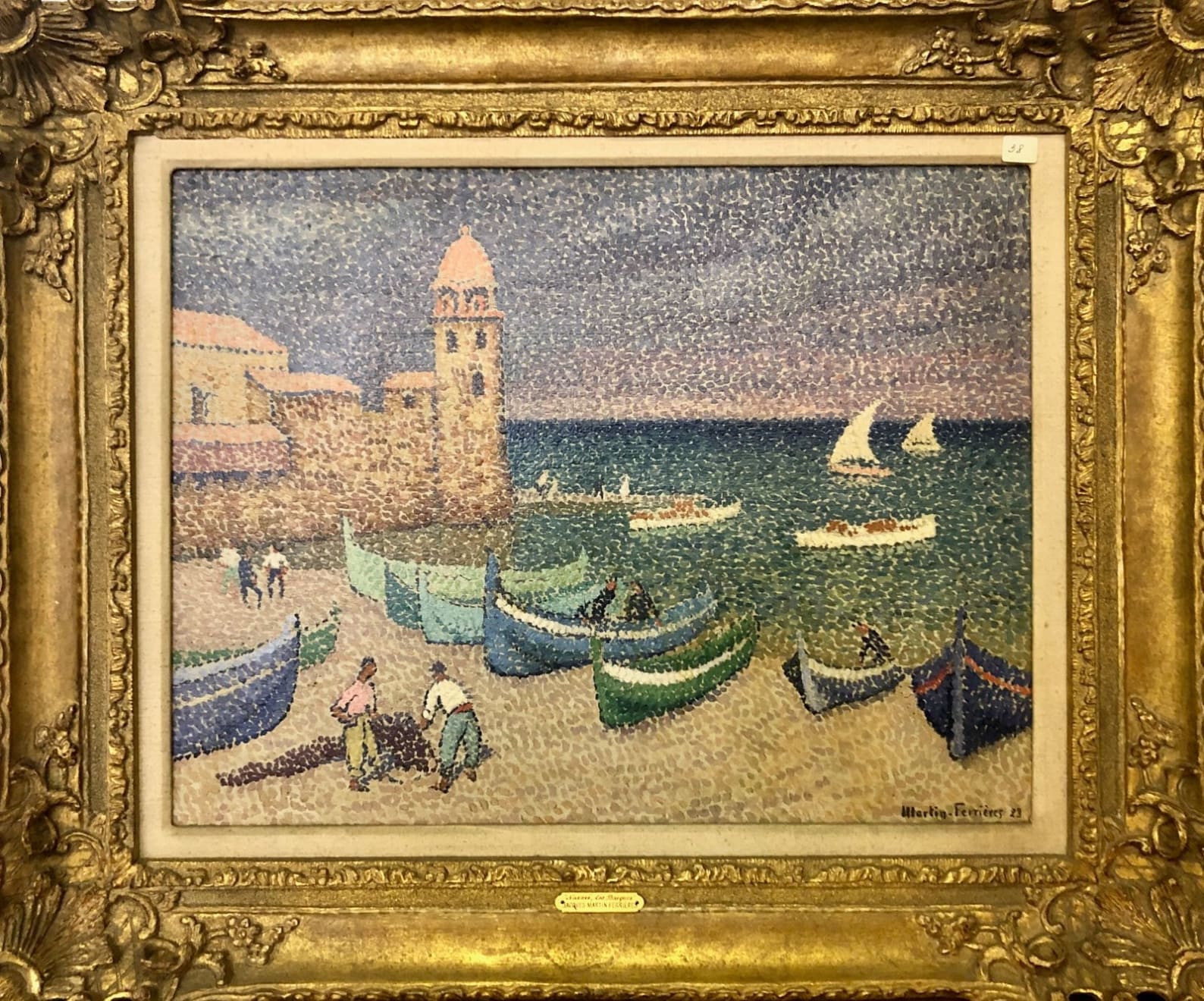 Jacques Martin-Ferrieres ( 1893-1972), Le Port de Collioures