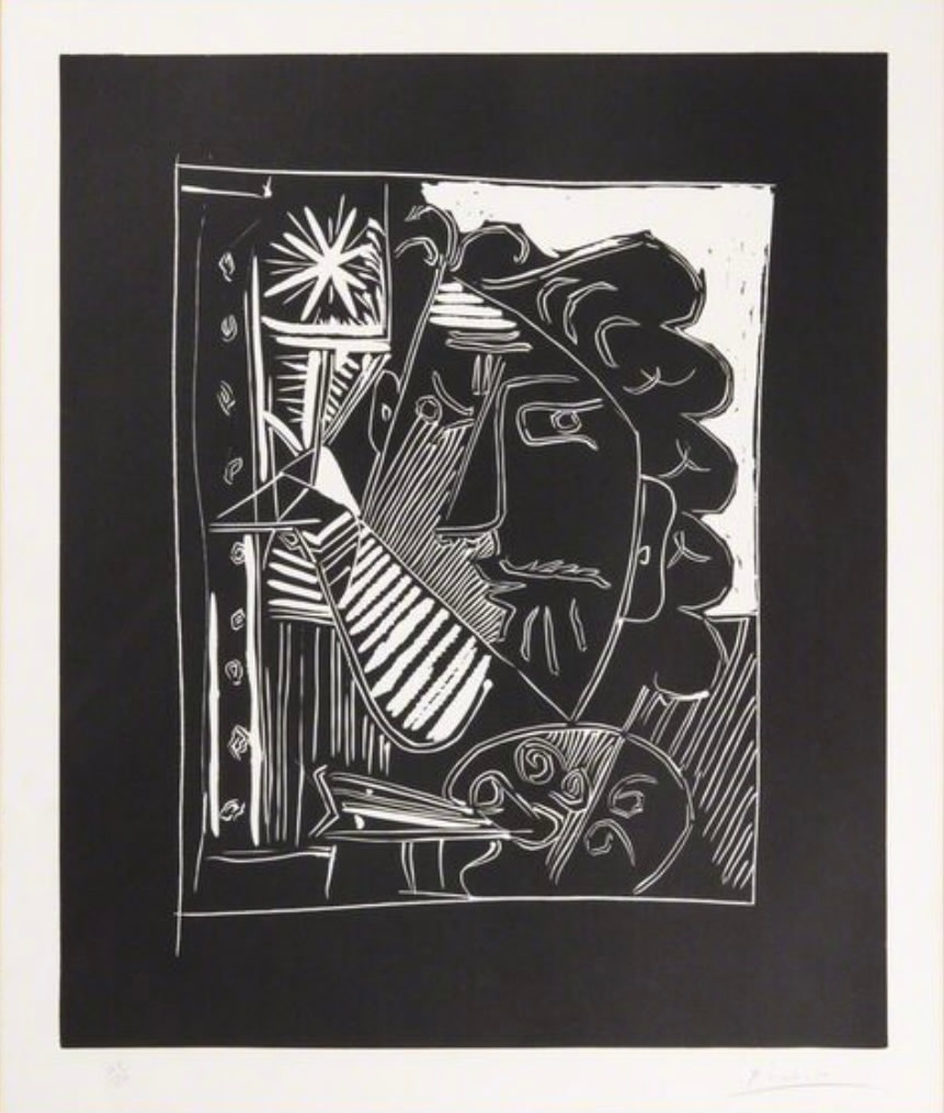 Pablo Picasso (1881-1973), Peintre et sa toile (Bloch 1153; Baer 1342), 1963