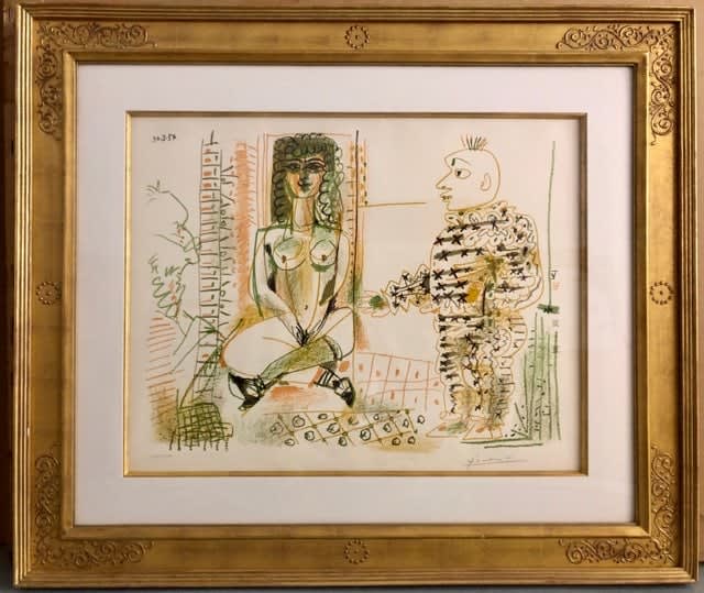 Pablo Picasso (1881-1973), Le Peintre et Son Modele (B 765; M 262 ), 1954