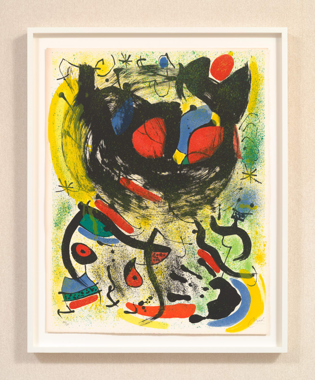 Joan Miro (Spanish, 1893-1983), The Seers (Les Voyants), Plate 1, 1970