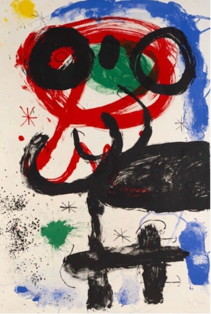 Joan Miro (1893-1983), La Vendangeuse , 1964