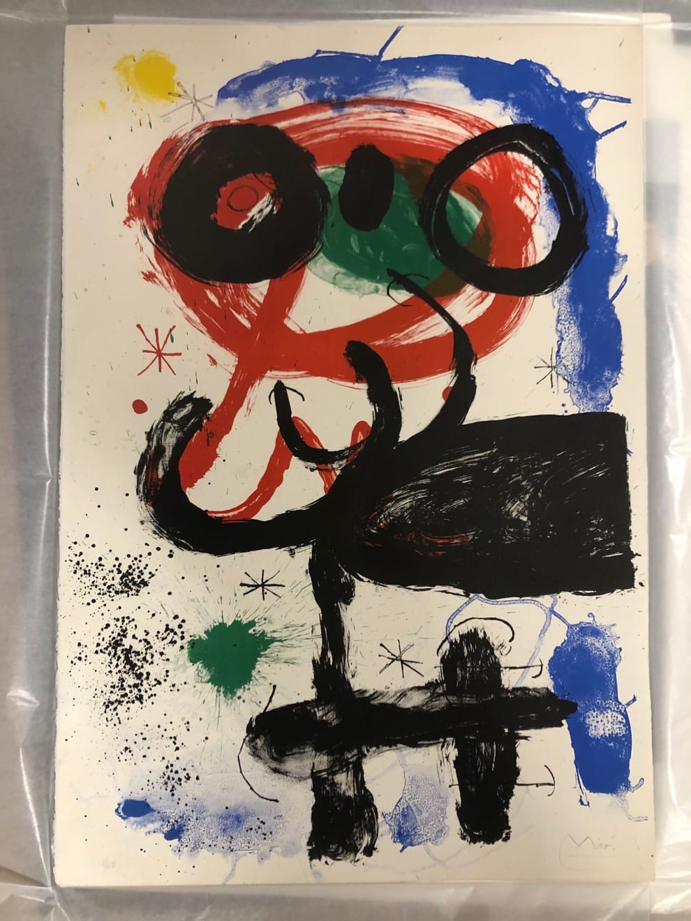 Joan Miro (Spanish, 1893-1983), La Vendangeuse , 1964