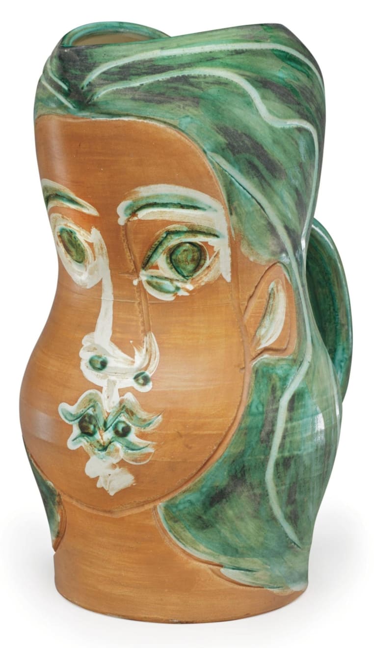 Pablo Picasso (1881-1973), Visage de Femme (AR 192), July 7, 1953