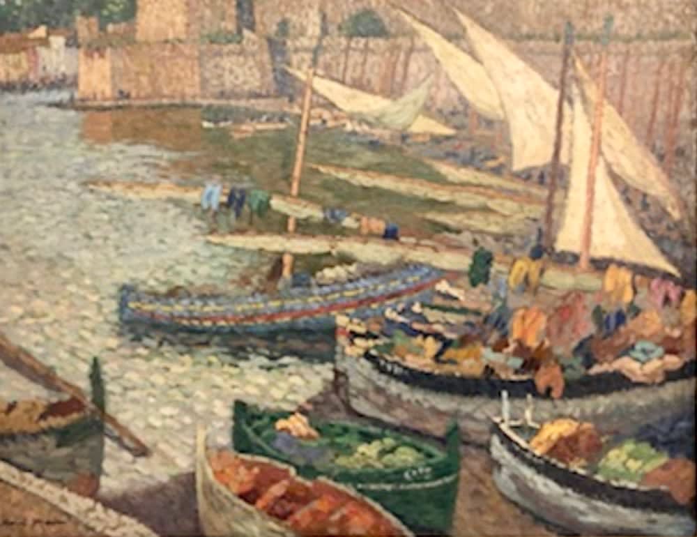 Henri Martin (French, 1860-1943), Barque au Collioures, 1926