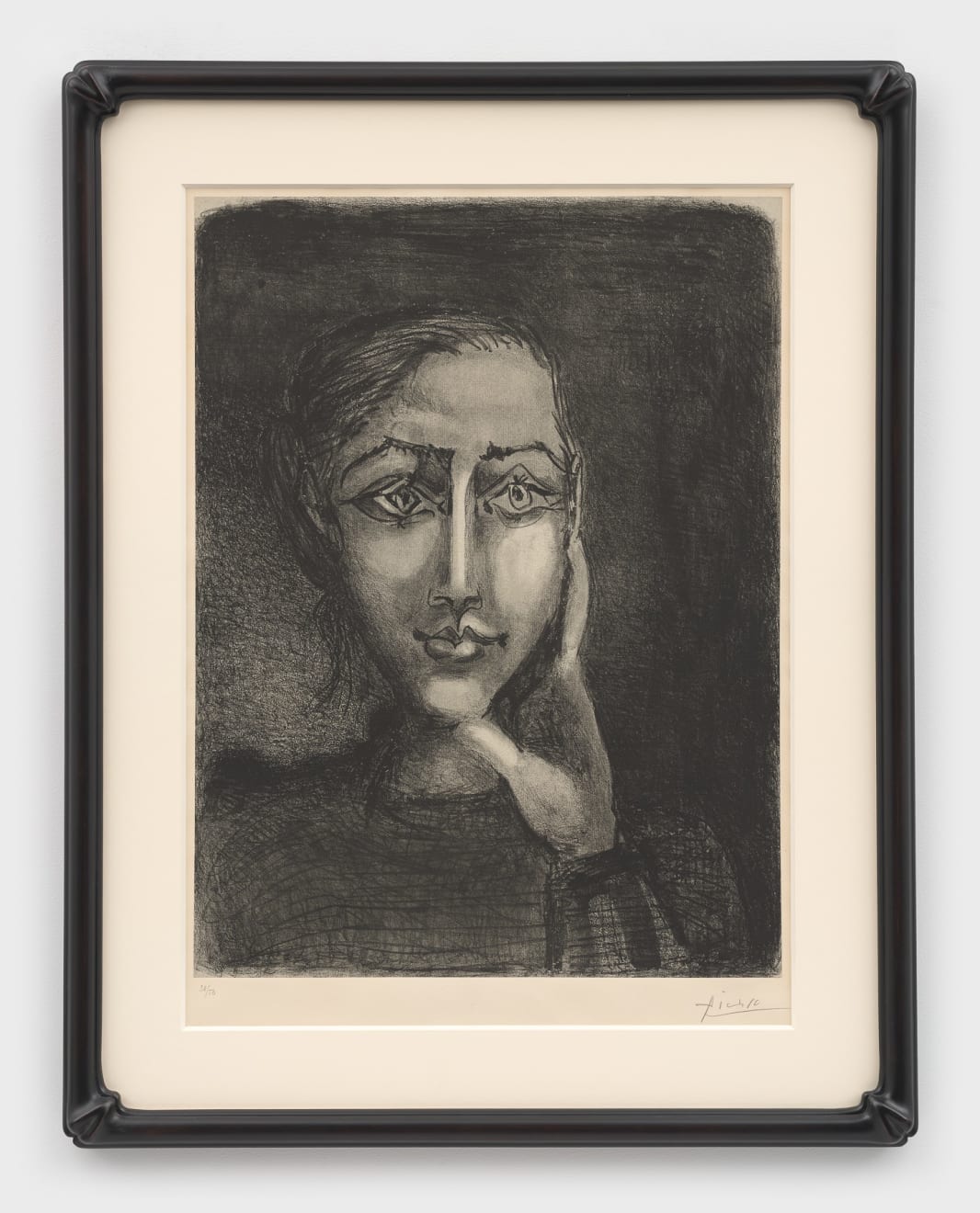 Pablo Picasso (1881-1973), Francoise sur fond Gris (Bl. 681)(M. 195), 18, Nov 1950