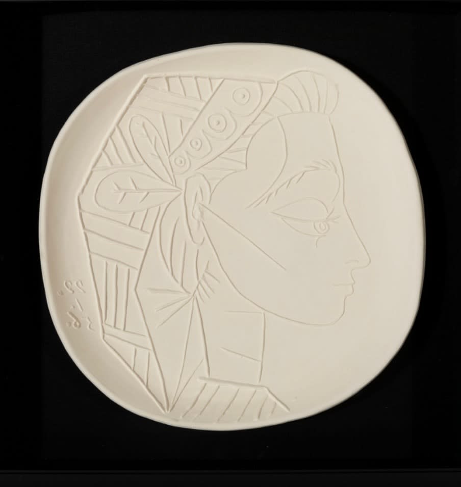 Pablo Picasso (1881-1973), Profil de Jacqueline (A.R. 309), 1956