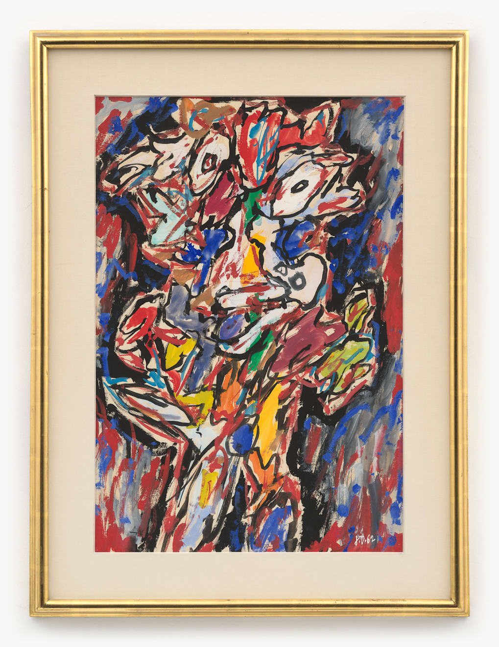 Jean Dubuffet (1901-1985), Personnages des Legendes Paris Cirque, 1962