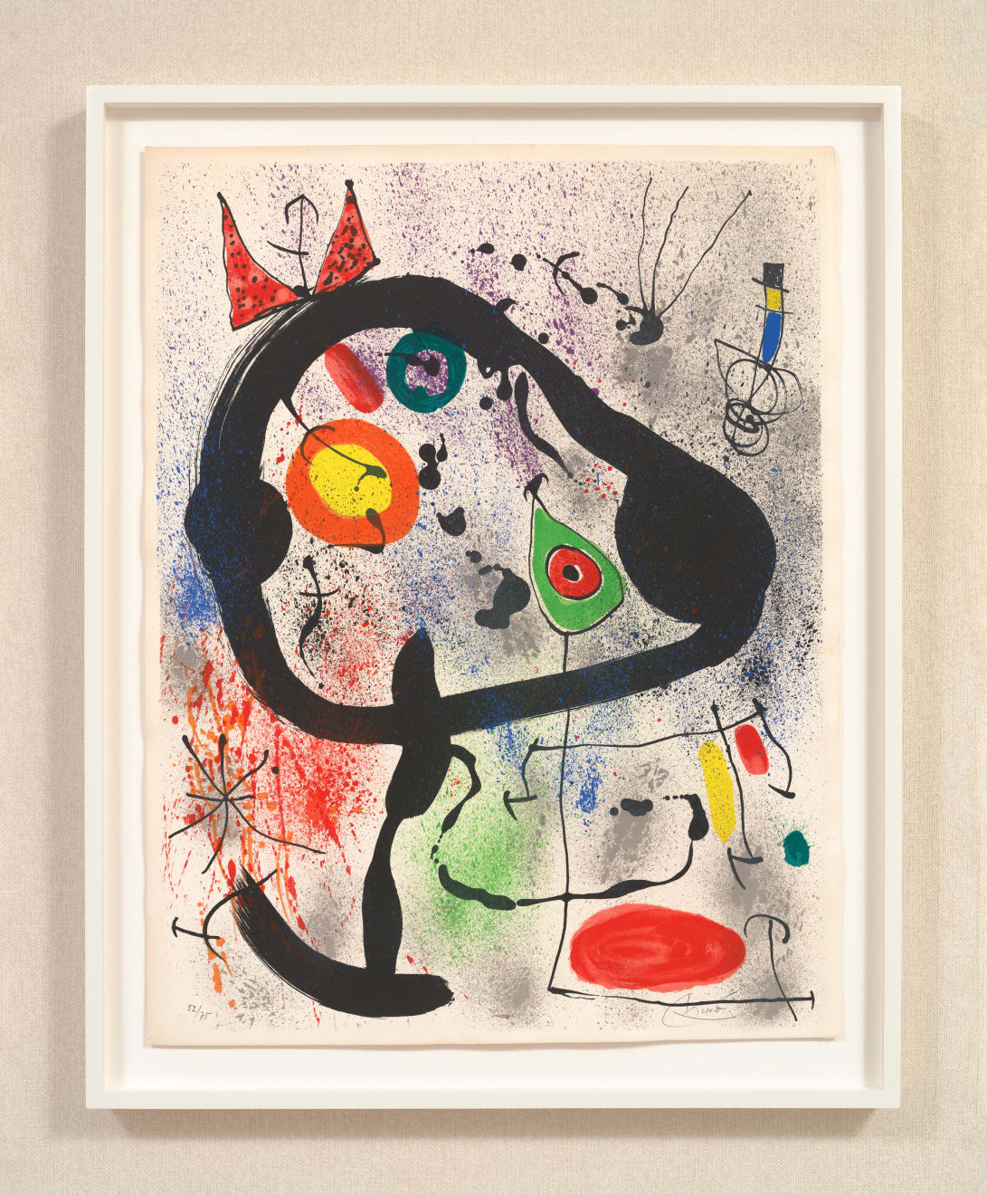 Joan Miro (Spanish, 1893-1983), The Seers (Les Voyants), Plate 3, 1970