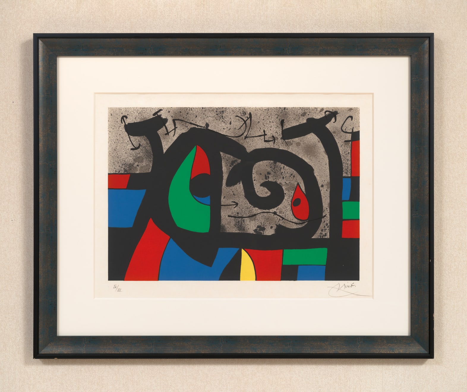 Joan Miro (1893-1983), Le Lezard aux Plumes d'Or, 1971