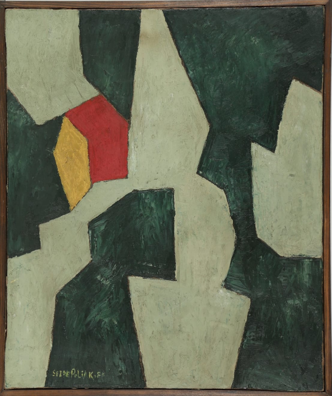 Serge Poliakoff (1900-1969, Composizione, 1958