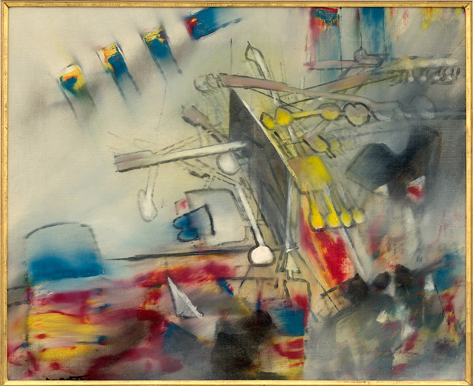 Roberto Matta (Chilean, 1911-2002), Le Chemin D'Ici, 1959
