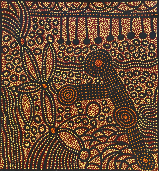 Winnie Nakamarra, Untitled, 2019 | Umber Aboriginal Art
