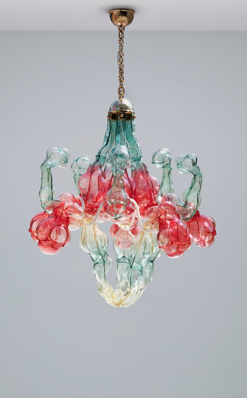 Dorian Renard, The Beauty of Distortion. Chandelier / Deformacijos grožis. Šviestuvas, 2022