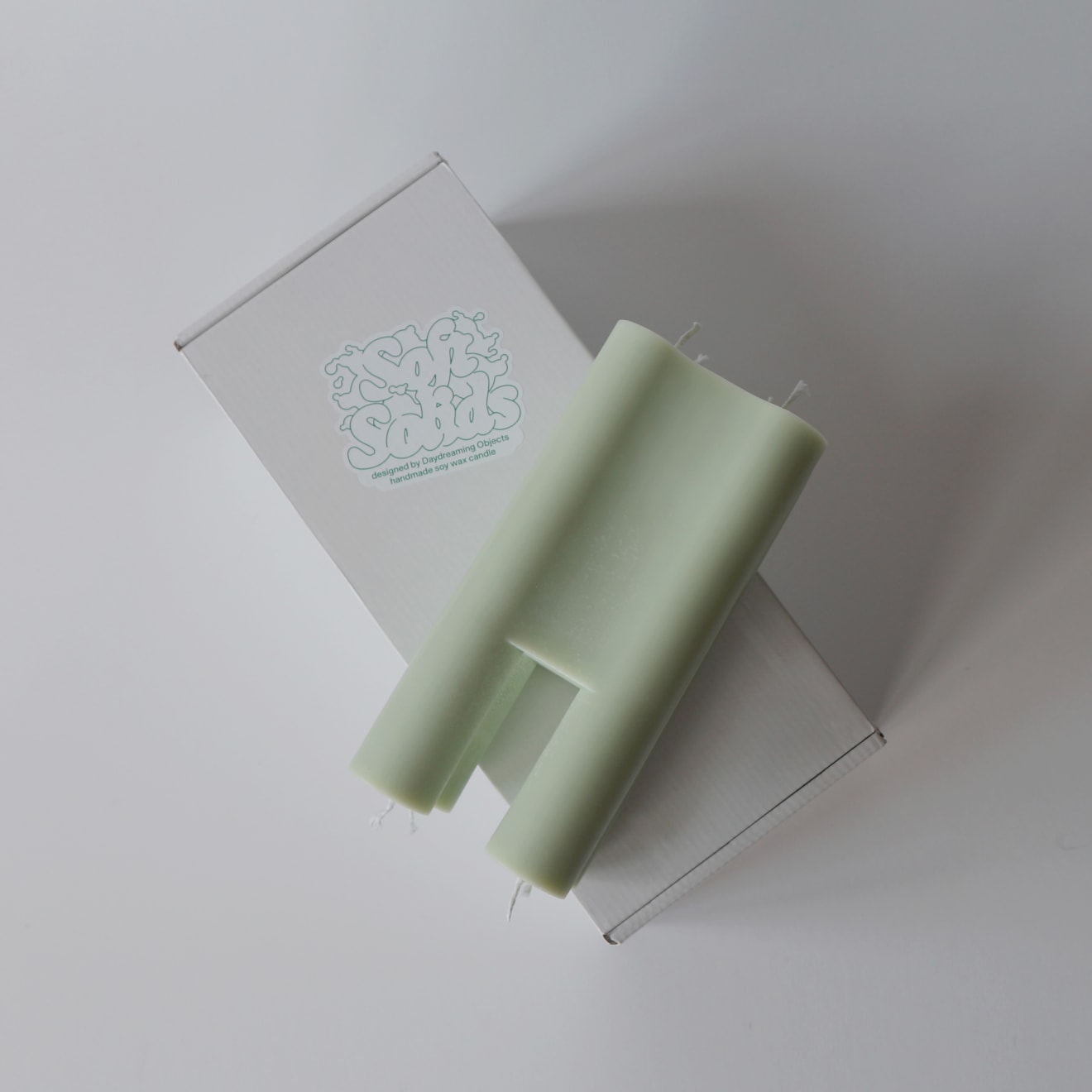 Daydreaming Objects, Candle SOFT SOLID 4 (blue) / Žvakė KIETI MINKŠTUMAI 4 (mėlyna), 2023 - 2024