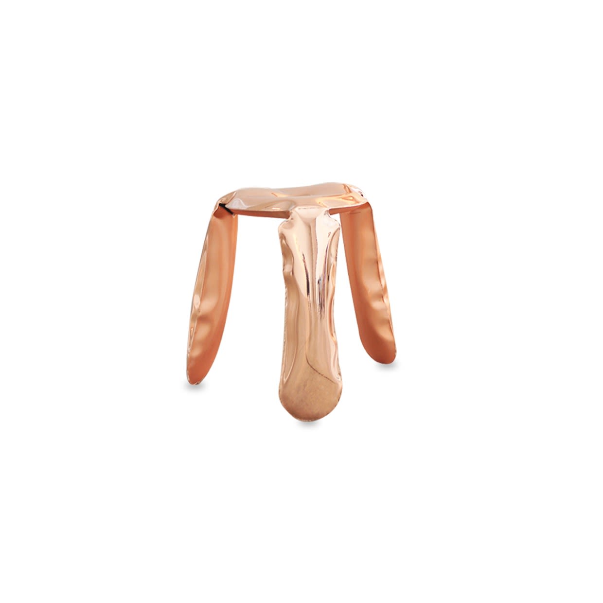 Oskar Zieta, Plopp standard stool heat cosmic blue, 2021