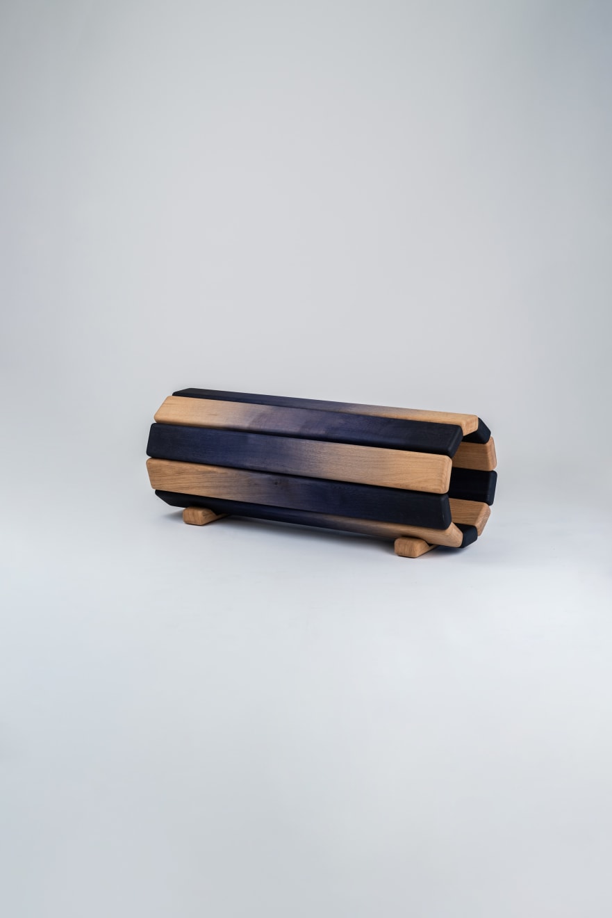 Onno Adriaanse, Aušra - Cilindrinis suoliukas / Dawn - Cylinder Bench, Suoliukas / Bench