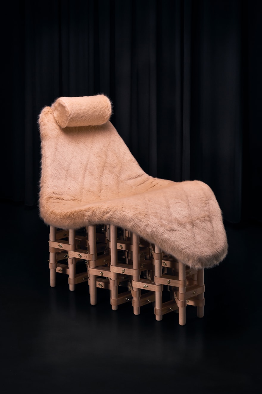 Marija Puipaitė & Vytautas Gečas, Envisioned Comfort (Chaise longue), 2017