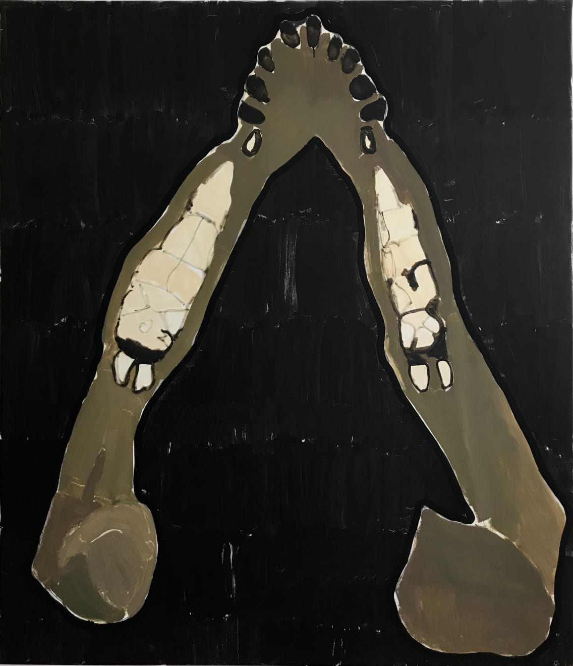 Dominykas Sidorovas, Nasrai. Apatinis šerno žandikaulis / Jaws. Boar’s lower jaw, 2020