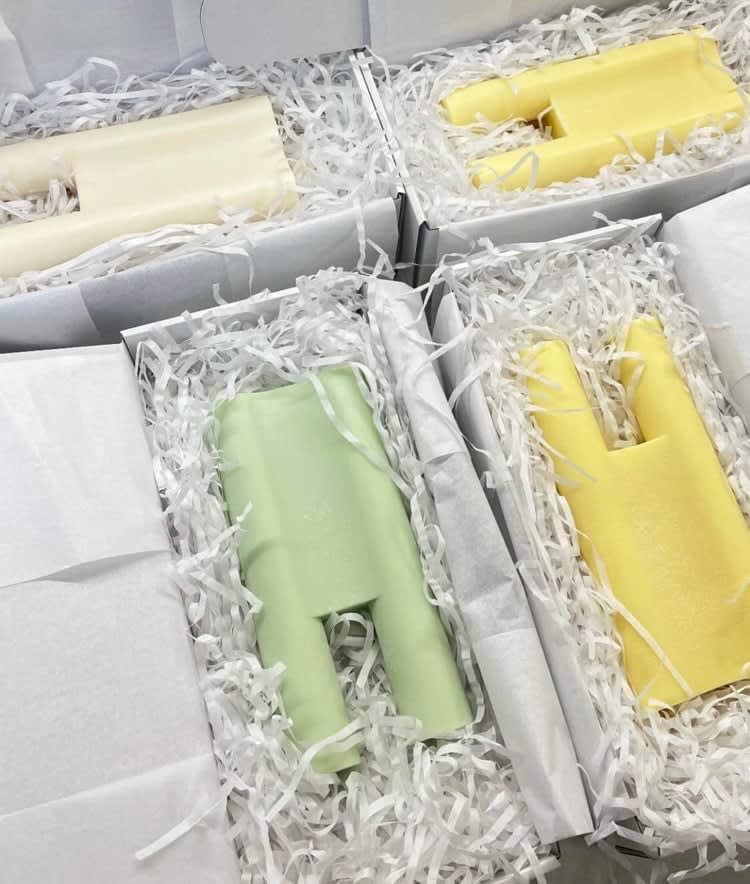 Daydreaming Objects, Candle SOFT SOLID 4 (blue) / Žvakė KIETI MINKŠTUMAI 4 (mėlyna), 2023 - 2024