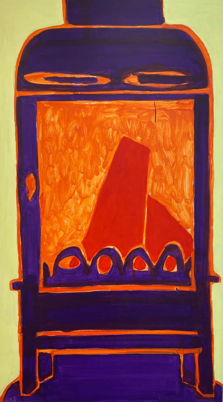 Dominykas Sidorovas, Everyone is talking about the fire in the cabin. The poem about it., 2022