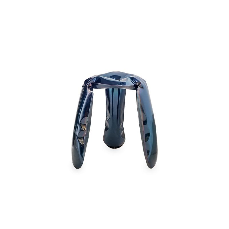 Oskar Zieta, Plopp standard stool heat cosmic blue, 2021