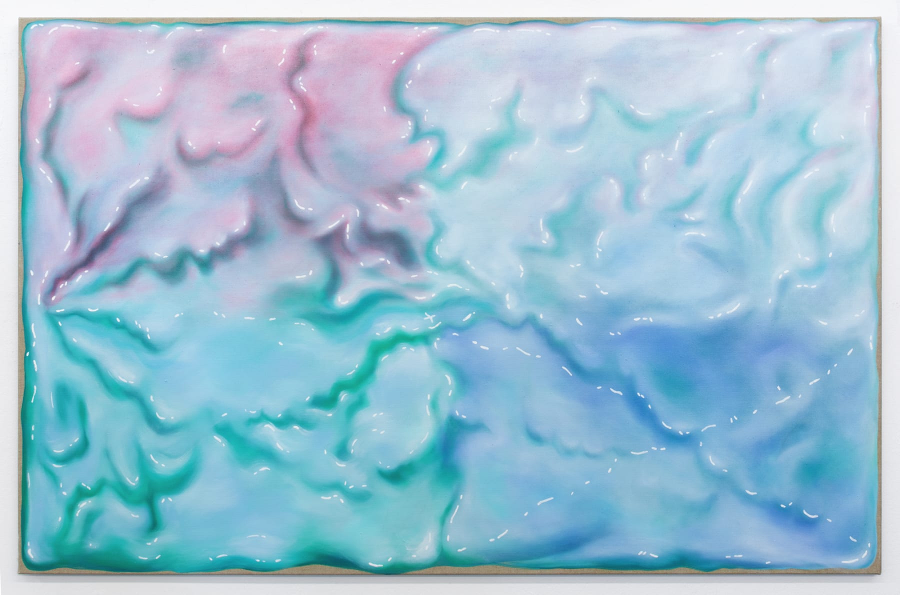 Vika Prokopaviciute, Chewing Gum Painting, 2019