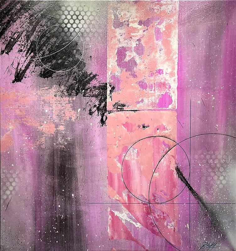 Risk Rock, Flamingos in a Flock of Pigeons I, 2025