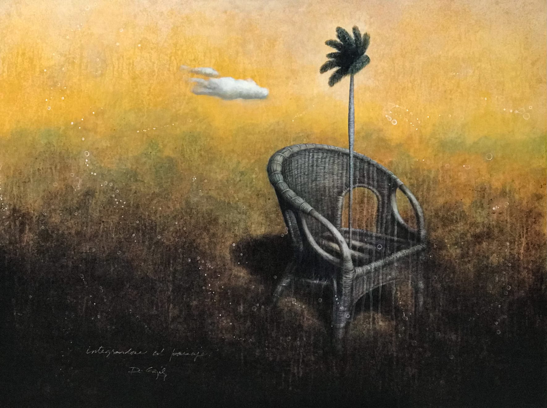 Roberto González, Integrándose Al Paisaje (Integrating into the Landscape), 2024