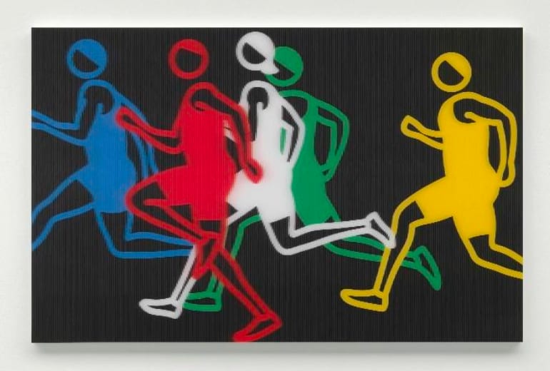 Julian Opie, Sprinters, 2025