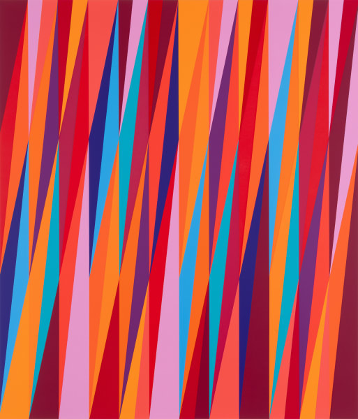 Odili Donald Odita, Firewall (night), 2023