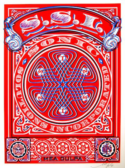 Shepard Fairey, Sonic Solutions Inc. (Mea Culpa), 2008