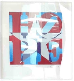Robert Indiana, HOPE Red Silver Purple Blue
