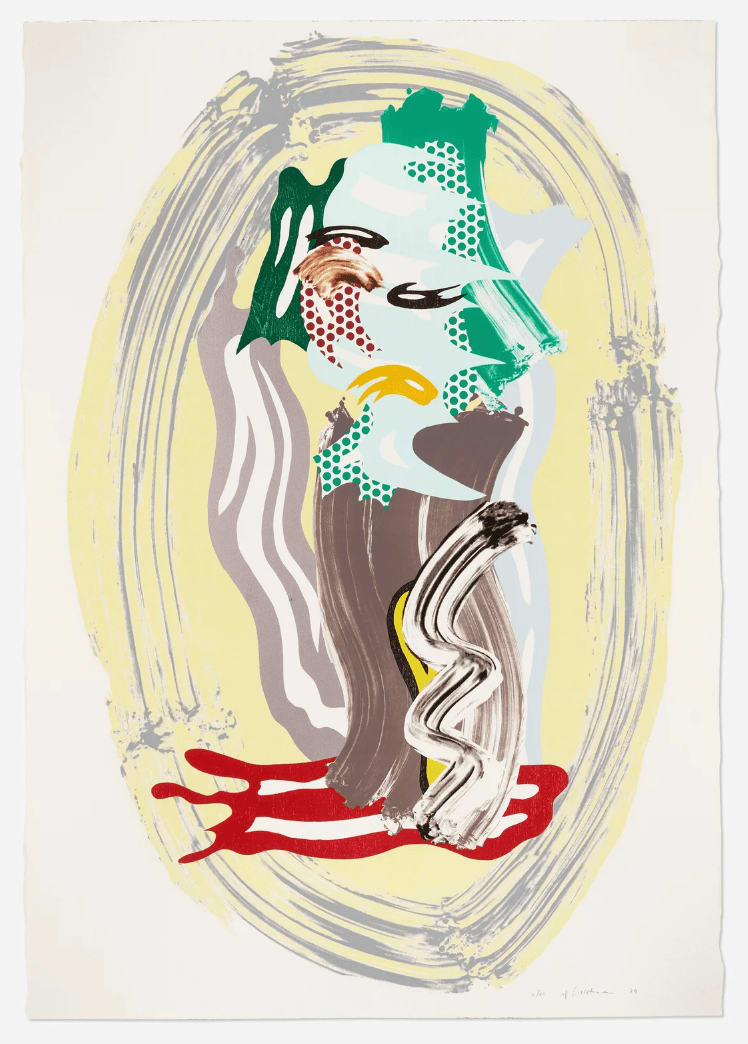 Roy Lichtenstein, Green Face, 1989