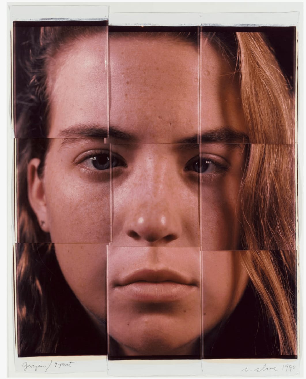 Chuck Close, Georgia - 9-Part, 1990