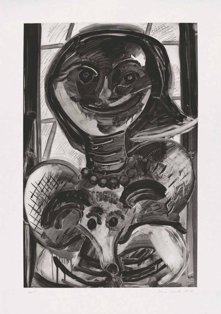 Dana Schutz, Woman and Dog, 2018