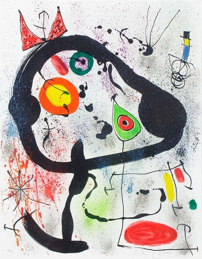 Joan Miro, Les Voyants (The Seers) M. 663, 1971