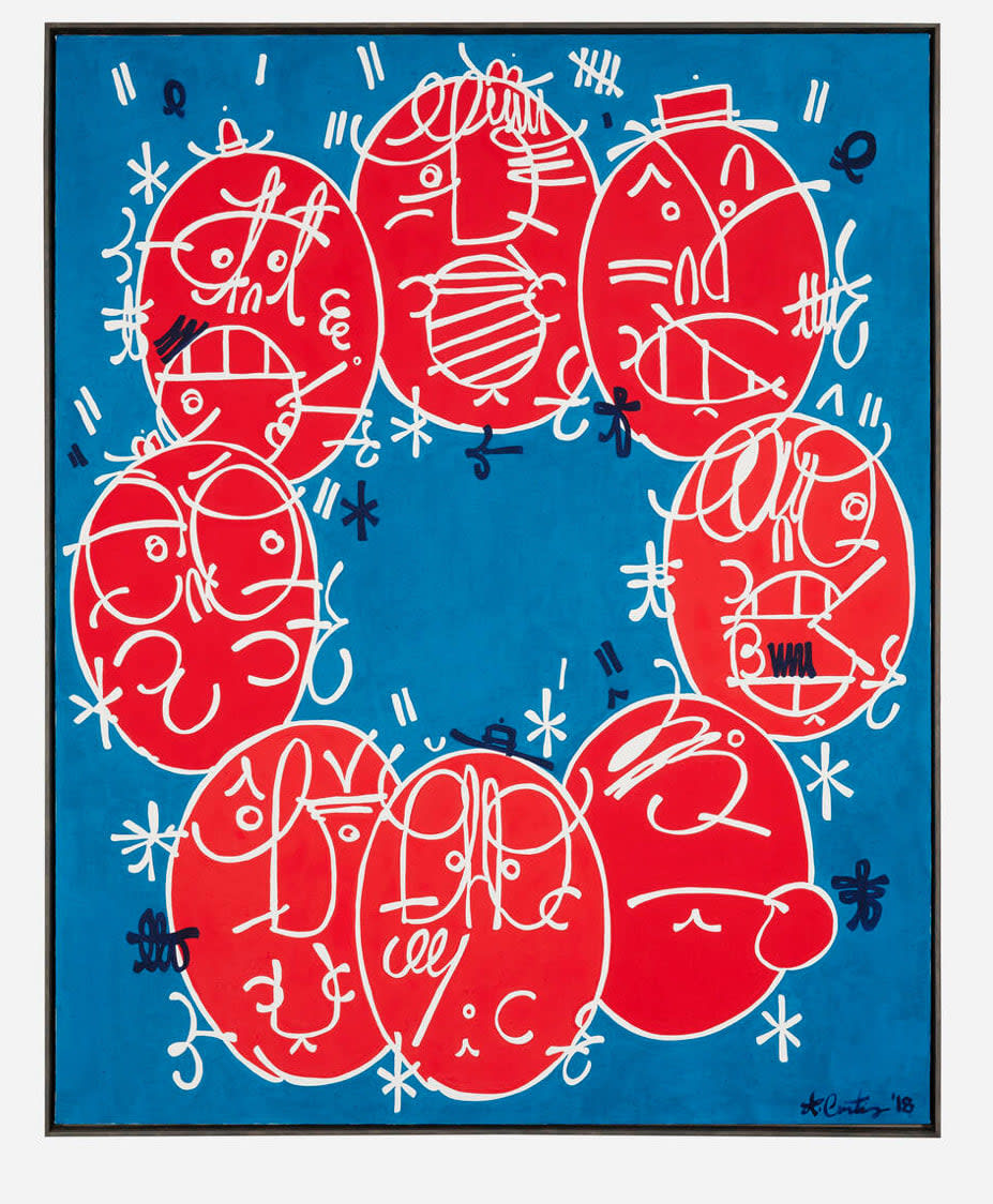 Timothy Curtis, Faces , 2018