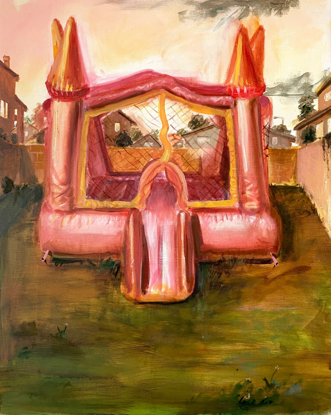 Larry Madrigal, Pink Bounce House, 2024