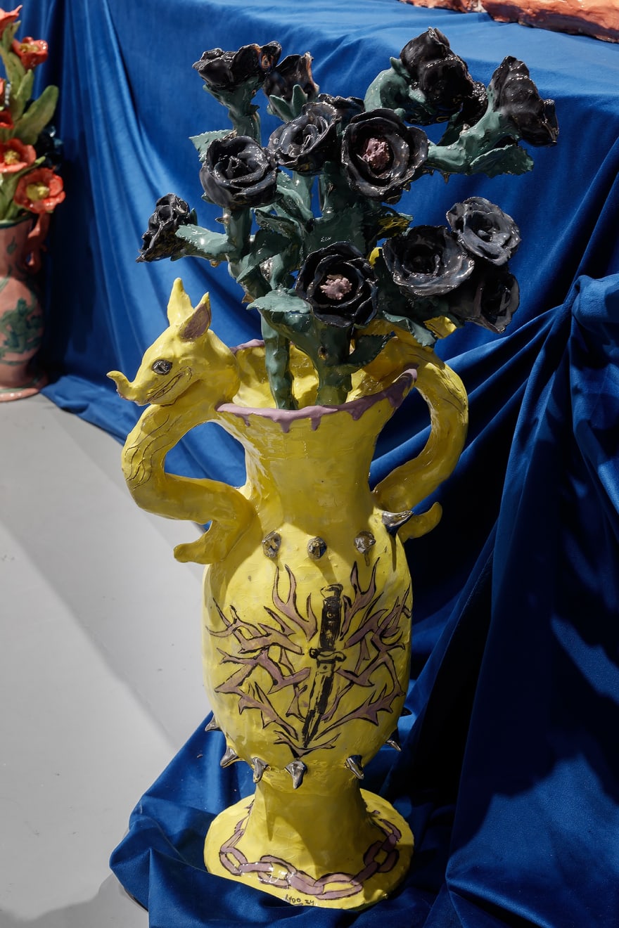 Julio Galindo, Jarrón Amarillo, 2024