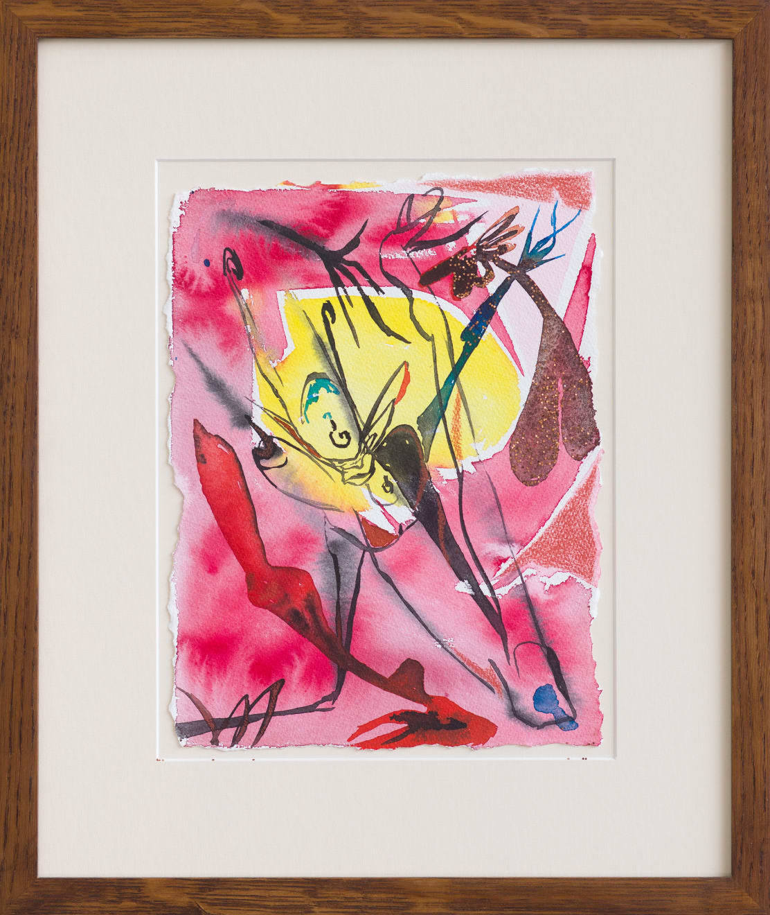 Theresa Chromati, In mid air - a touch so close (in transit alongside a scrotum flower), 2022