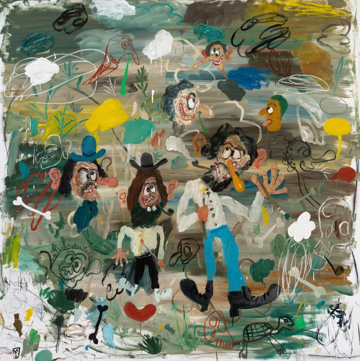 Matías Sánchez, Libres pensadores, pintores en el campo, 2022