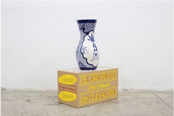 Eduardo Sarabia, Untitled (El Oro Rojo de Culiacán), 2022