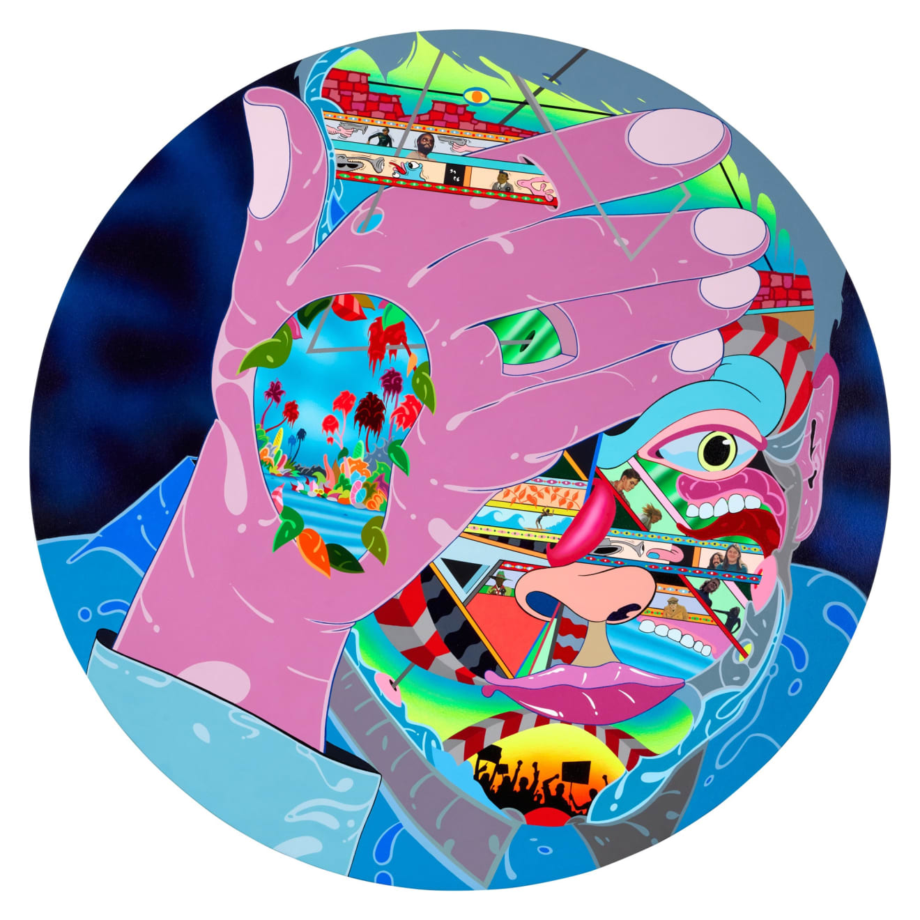 Erik Parker, Wonderful, 2018