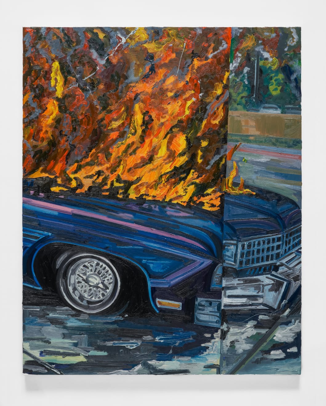 Alex Becerra, Sunday Cruisin’ (study), 2023