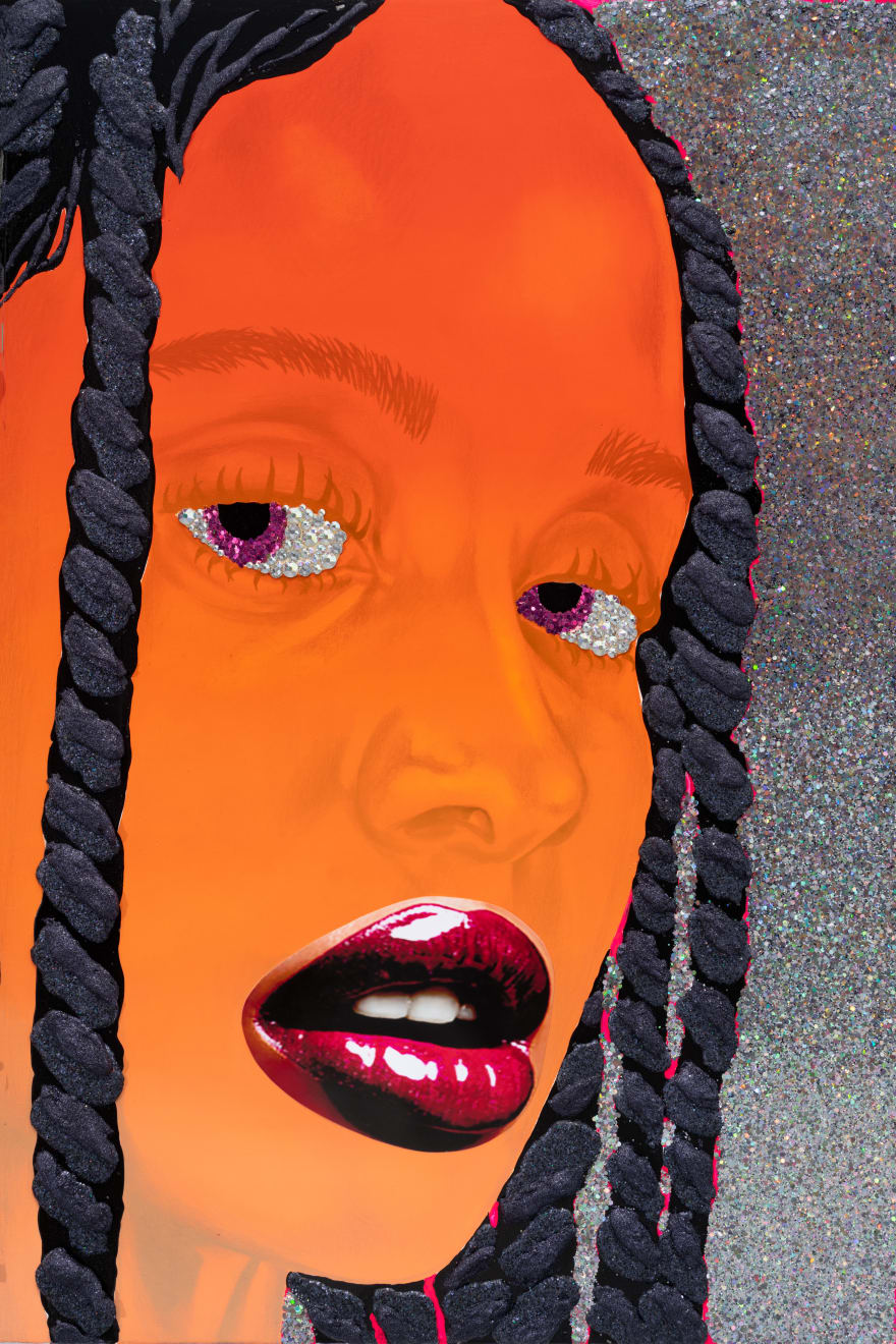 Devan Shimoyama, Tiffany in Orange, 2023