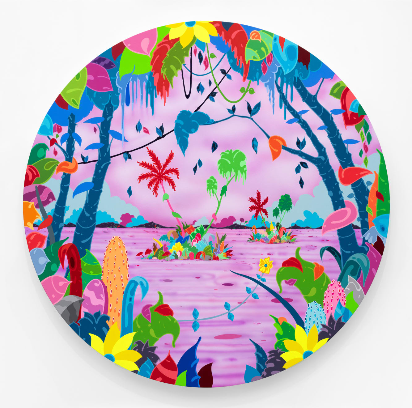 Erik Parker, Heavy Haze, 2023