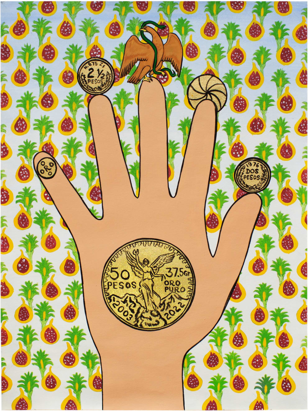 Eduardo Sarabia, Mexican Gold Coins, 2022