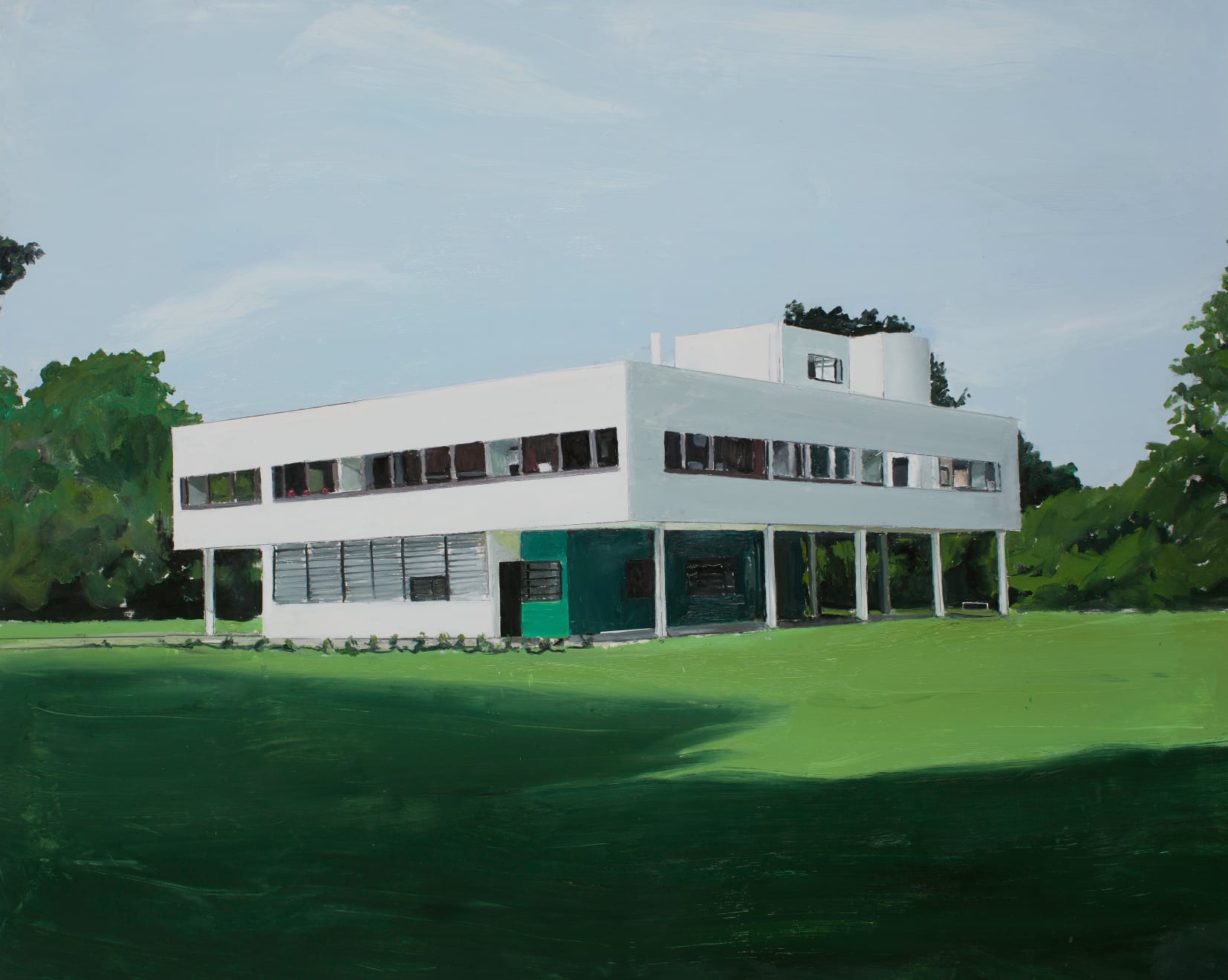 Santiago Ydáñez, Untitled (Villa Savoye), 2025