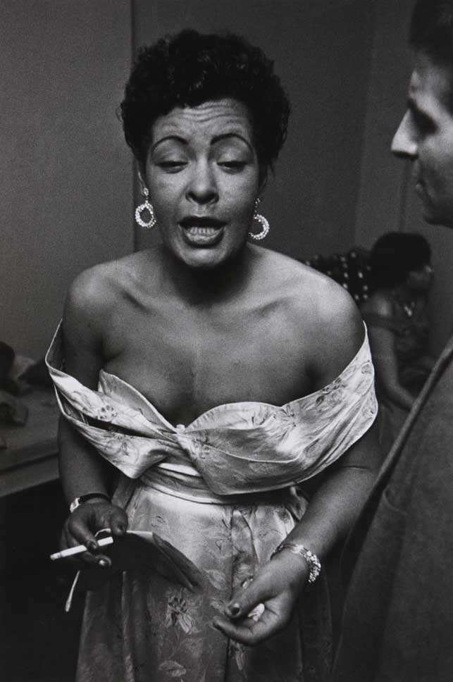Hugh Bell, Billie Holiday, 1957
